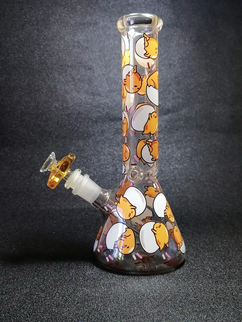 10-Inch Gudetama Lazy Mood Beaker Glass Bong - Image 2