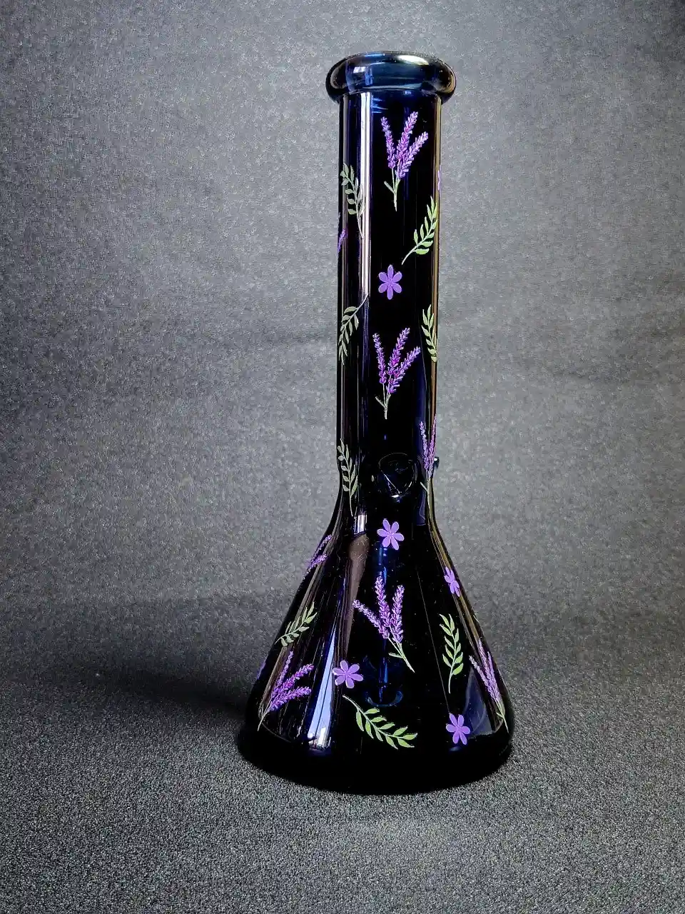 10-Inch Midnight Lavender Borosilicate Glass Beaker Bong - Image 3