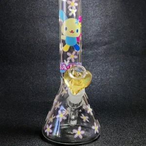 10-Inch Usahana Flower Garden Beaker Bong
