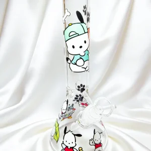10 Inch Pochacco Playful Pose Beaker Glass Bong