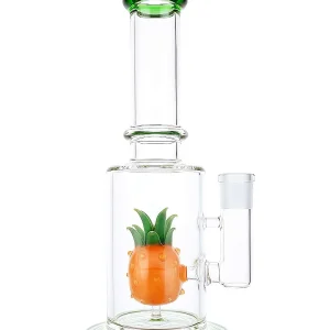 10-Inch Tropical Pineapple Percolator Glass Bong