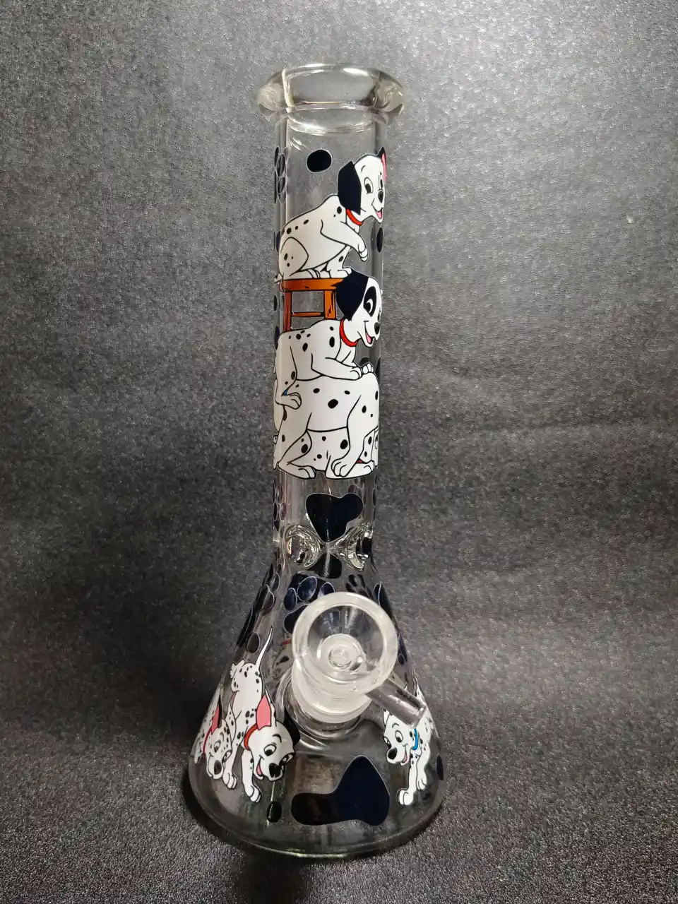 101 Dalmatians Paw Print 10-Inch Beaker Glass Bong