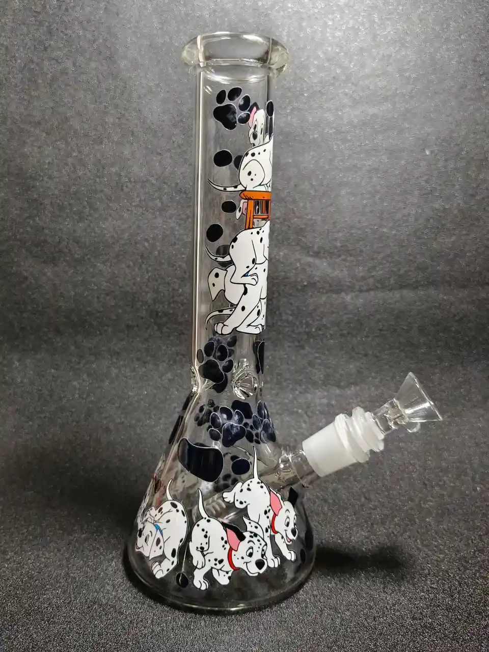 101 Dalmatians Paw Print 10-Inch Beaker Glass Bong - Image 2