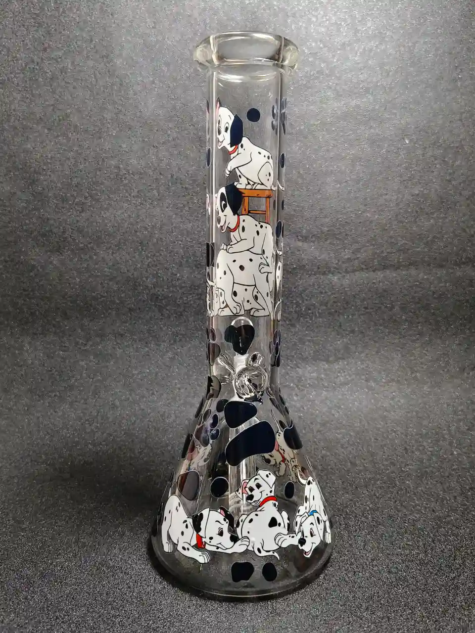 101 Dalmatians Paw Print 10-Inch Beaker Glass Bong - Image 3