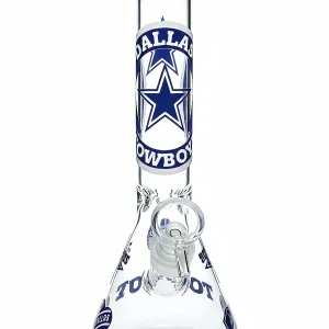 Dallas Cowboys 10-Inch Lone Star Beaker Glass Bong