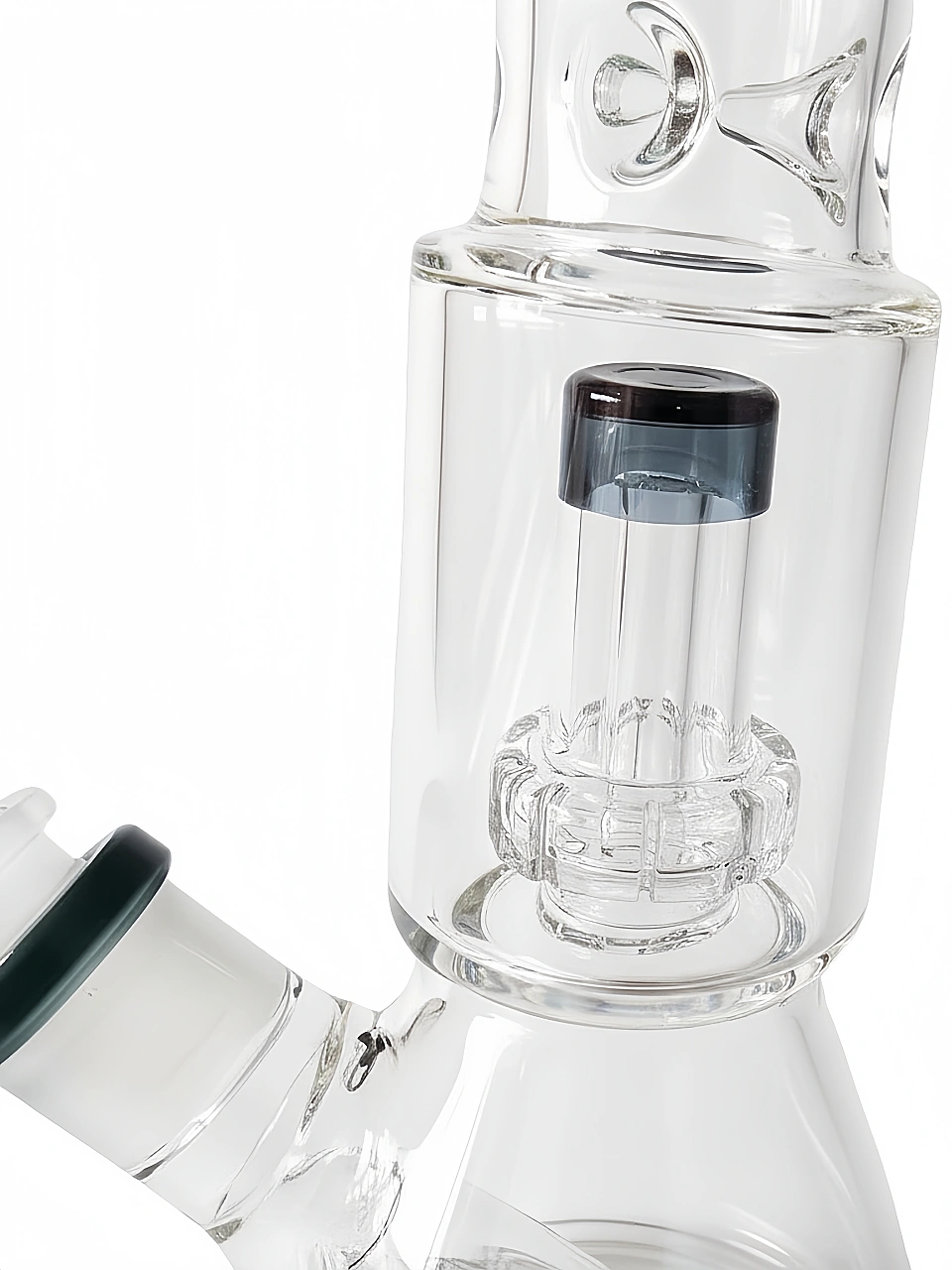 11 Inch Gem UFO Perc Beaker Glass Bong - Image 2