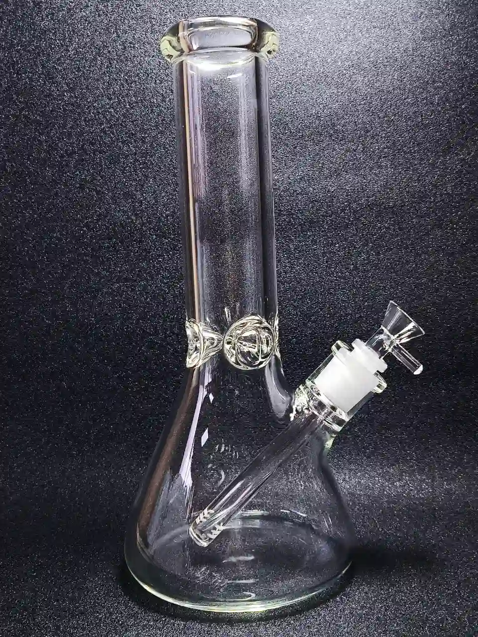12-Inch Clear 7mm Borosilicate Glass Beaker Bong