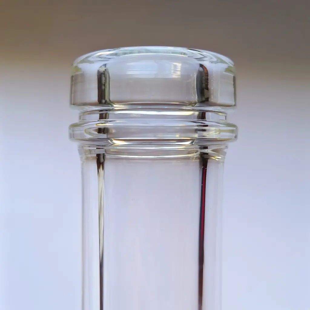 12 Inch Clear Borosilicate Glass Beaker Bong with 9mm Thick Glass - Image 6