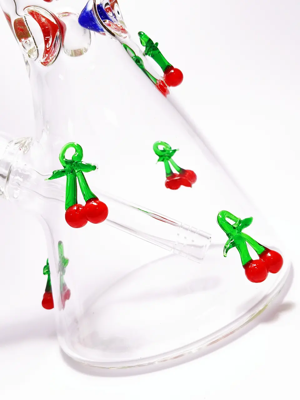 14 Inch 7mm 3D Crystal Cherry Beaker Bong - Image 6