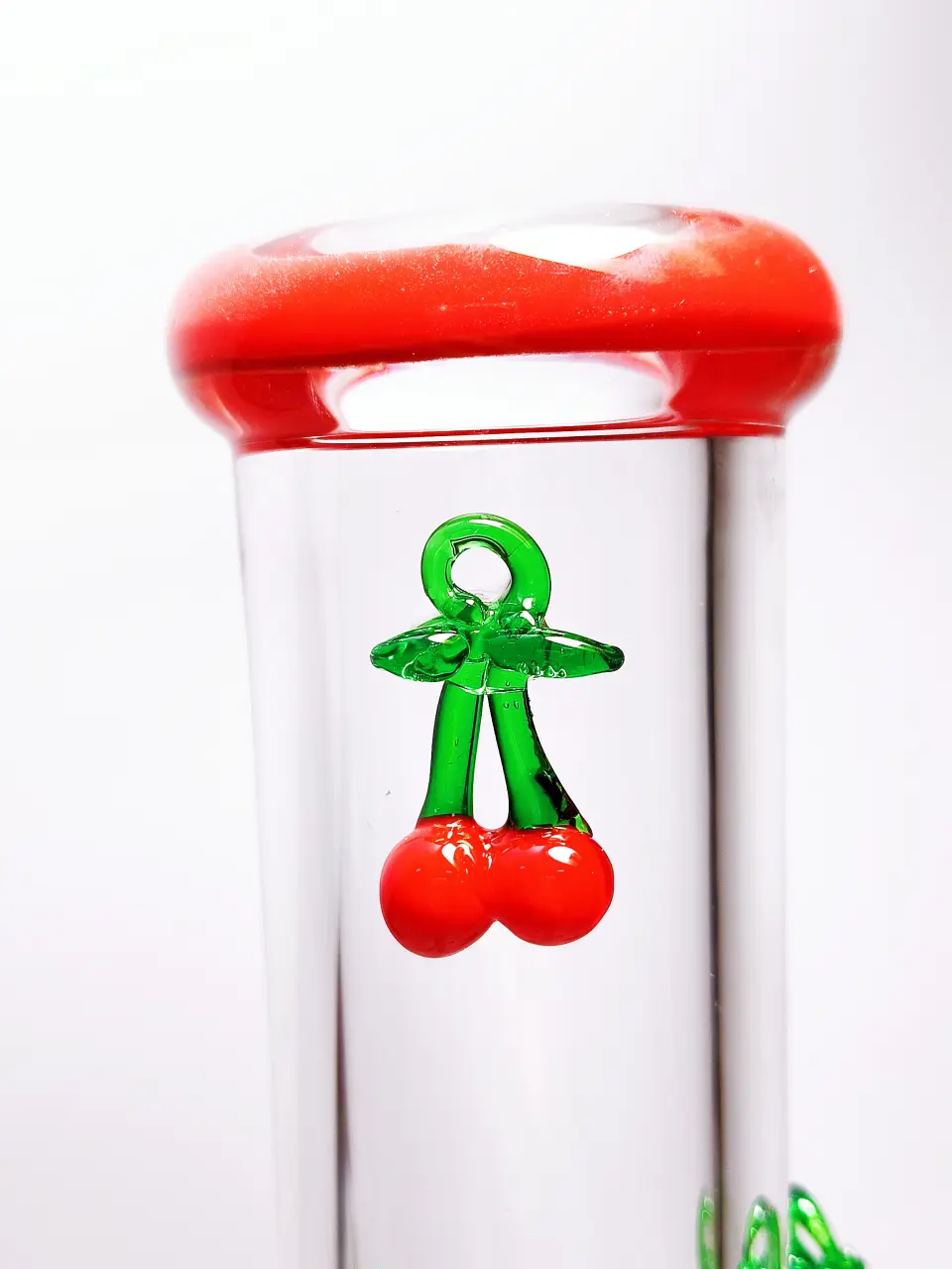 14 Inch 7mm 3D Crystal Cherry Beaker Bong - Image 7