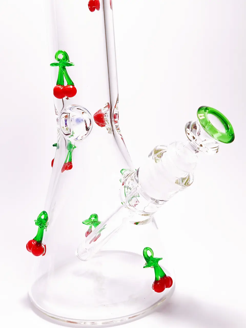 14 Inch 7mm 3D Crystal Cherry Beaker Bong - Image 5