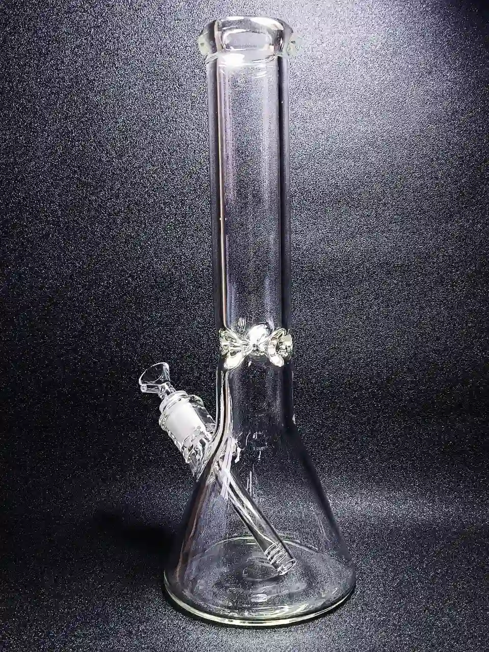 14-Inch 7mm Clear Borosilicate Glass Beaker Bong - Image 3