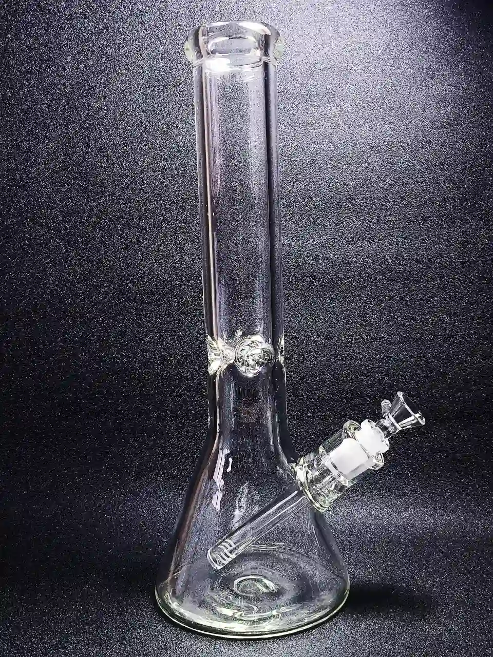 14-Inch 7mm Clear Borosilicate Glass Beaker Bong