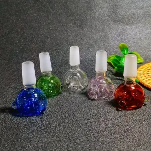 14mm Male Bubble-Style Borosilicate Glass Bong Bowl