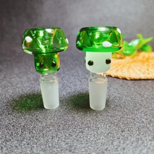 14mm Male Mushroom Forest Borosilicate Glass Bong Bowl