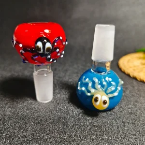 14mm Male Octopus Borosilicate Glass Bong Bowl