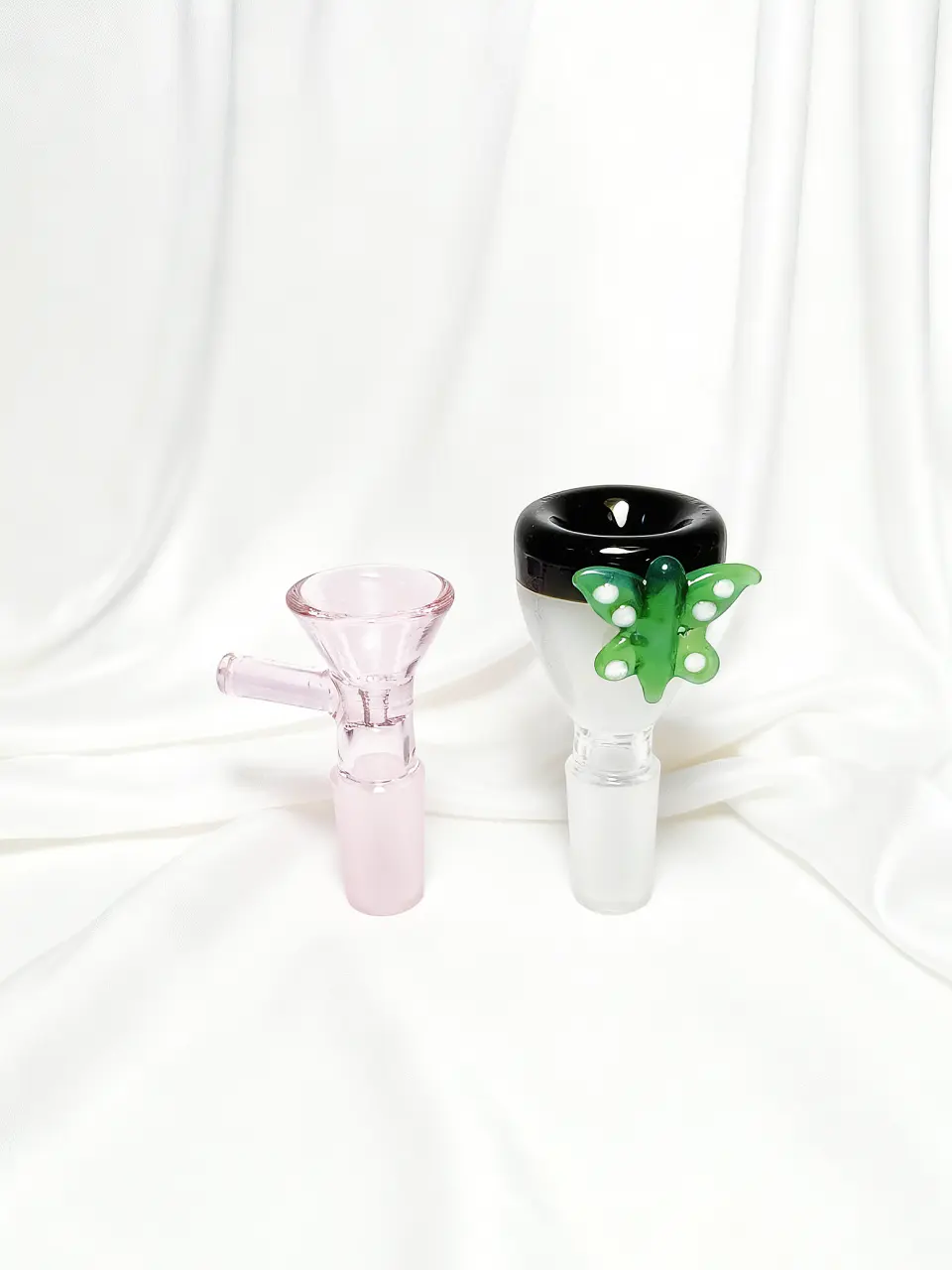 14mm Male Butterfly Borosilicate Glass Bowl Piece - Image 10