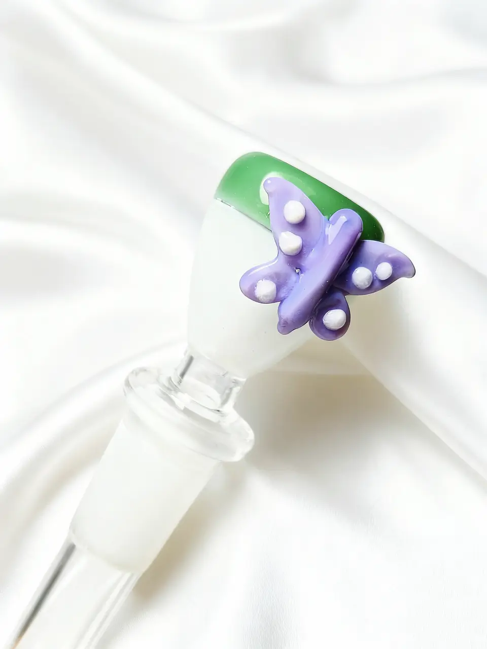 14mm Male Butterfly Borosilicate Glass Bowl Piece - Image 7