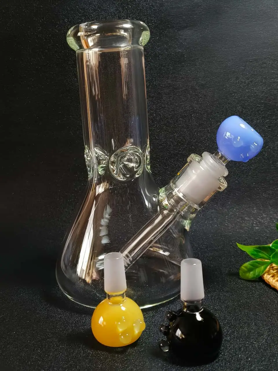 14mm Male Colorful Borosilicate Glass Bong Bowl - Image 6