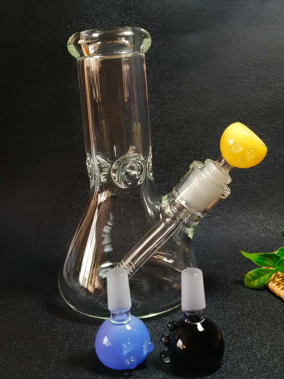 14mm Male Colorful Borosilicate Glass Bong Bowl - Image 5