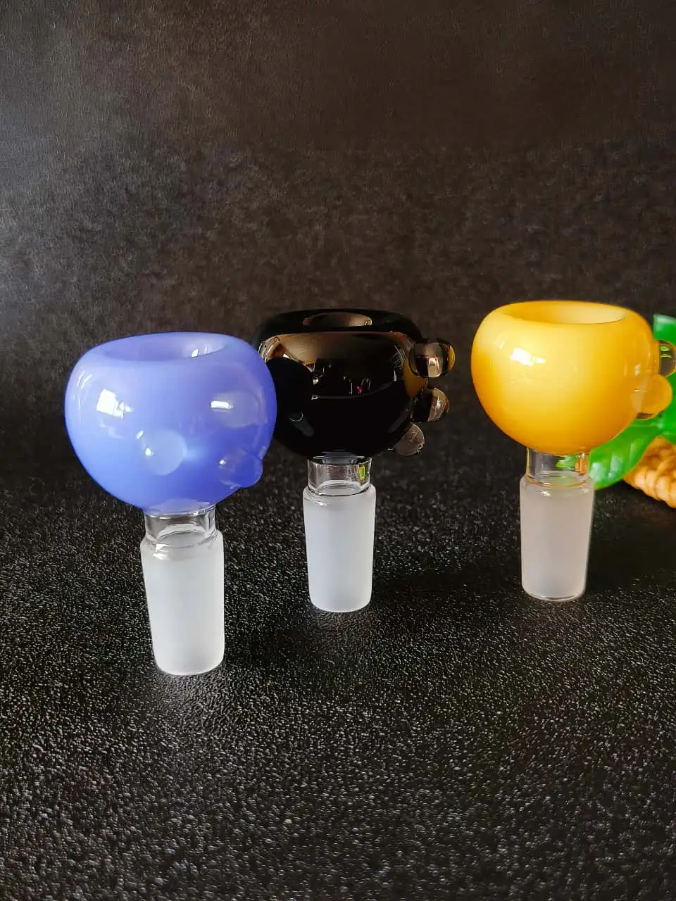 14mm Male Colorful Borosilicate Glass Bong Bowl