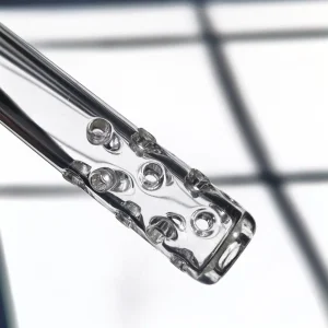 Clear Glass Hole Diffuser Downstem 18mm to 18mm