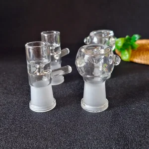 Classic Clear Borosilicate Glass Bong Bowl with 18mm Female Joint