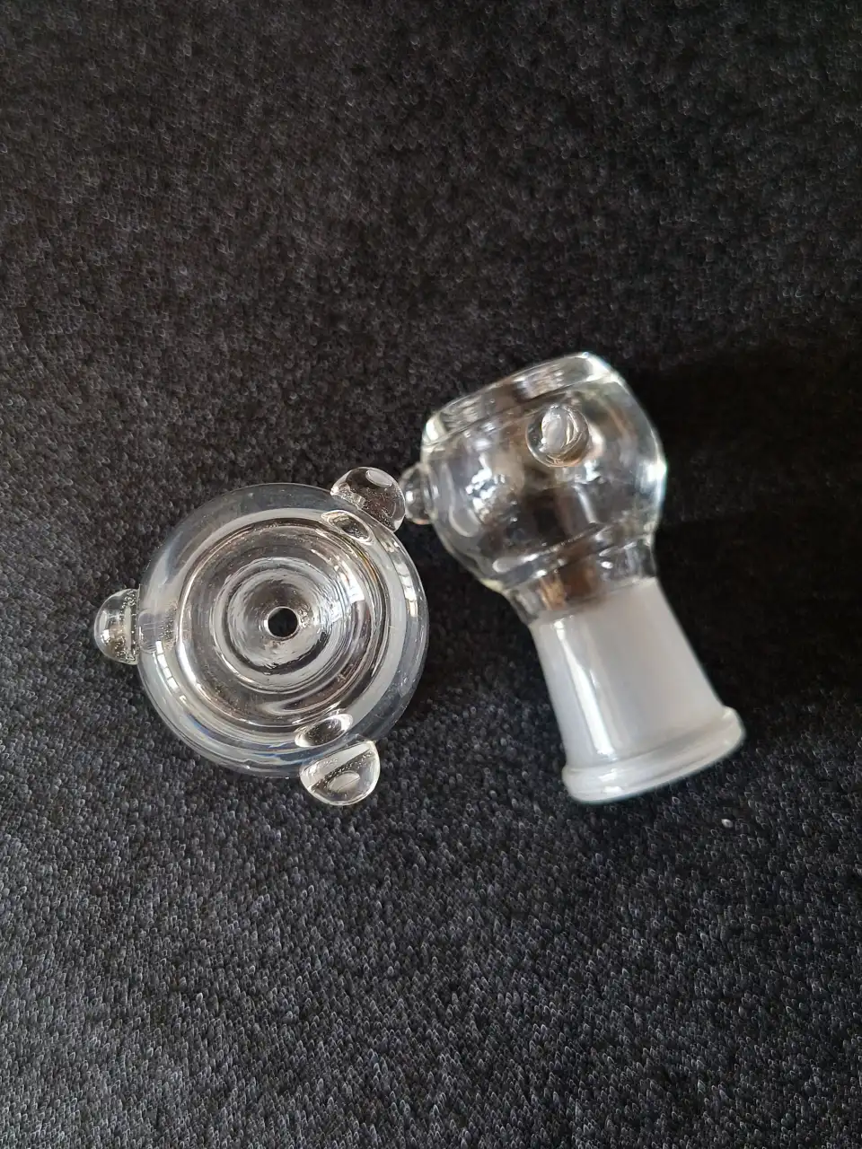 Classic Clear Borosilicate Glass Bong Bowl with 18mm Female Joint - Image 5