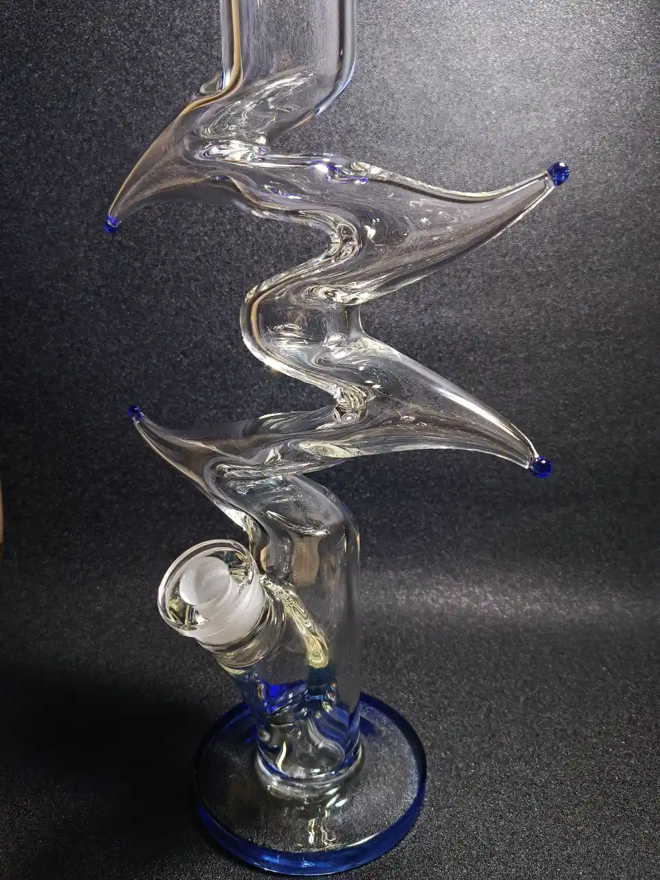 19 Inch 7mm Zig Zag Beaker Zong Bong - Image 3