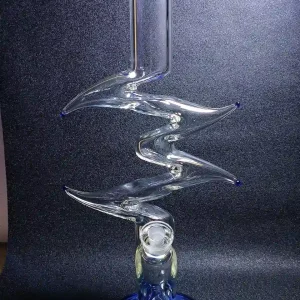 19 Inch 7mm Zig Zag Beaker Zong Bong