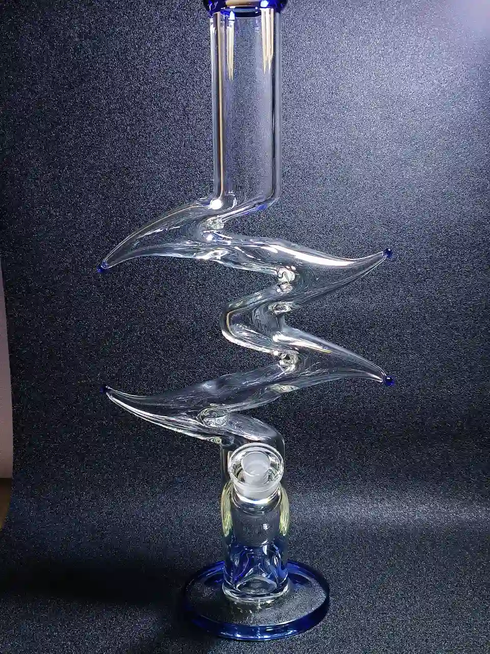19 Inch 7mm Zig Zag Beaker Zong Bong