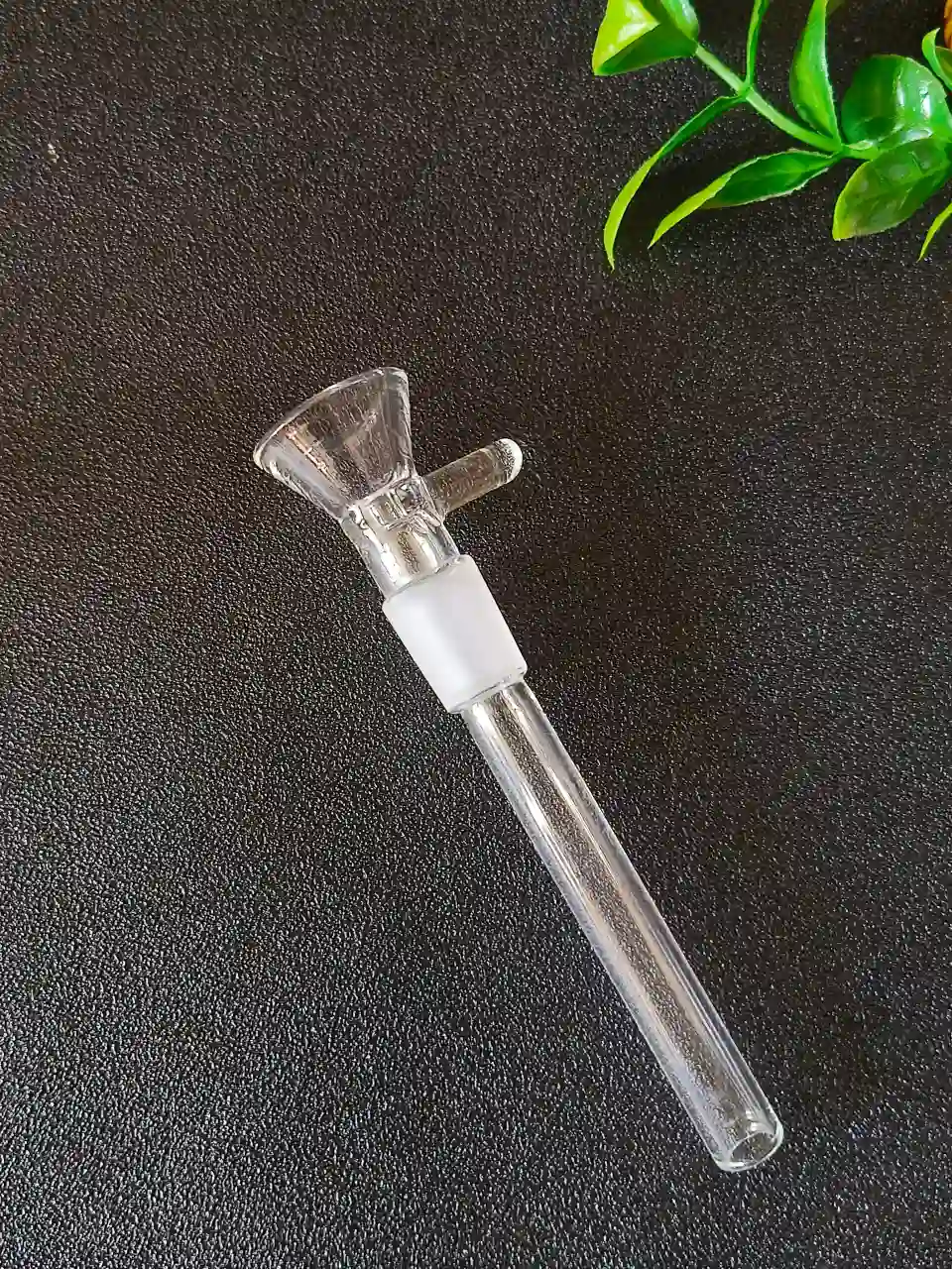 2.75-Inch Clear Borosilicate Glass Downstem Bowl, 14mm Male