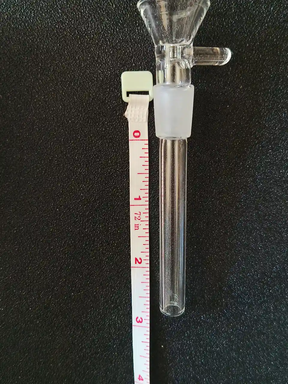 2.75-Inch Clear Borosilicate Glass Downstem Bowl, 14mm Male - Image 2