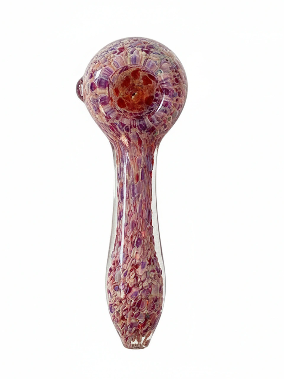 4.7-Inch Nebula Bloom Millefiori Glass Spoon Pipe