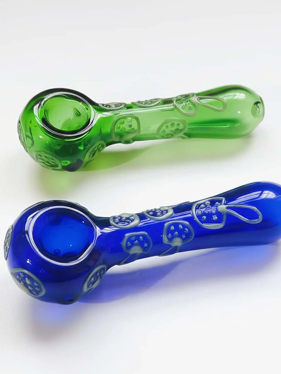 4-Inch Forest Mushroom Borosilicate Glass Spoon Pipe