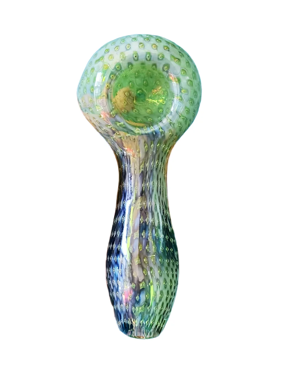 4 Inch Bohemian Serpent Fumed Borosilicate Glass Spoon Pipe