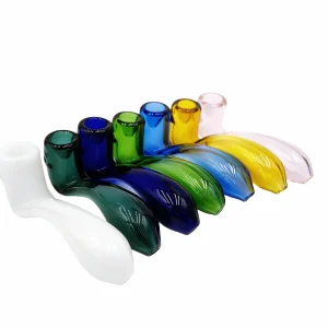 4-Inch Colorful Banana Borosilicate Glass Hand Pipe