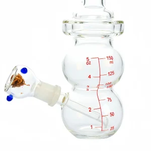 5.3 Inch Play Lab Baby Bottle Borosilicate Glass Bubbler