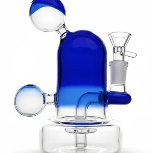 5 Inch Blue Gradient Borosilicate Glass Mini Bong