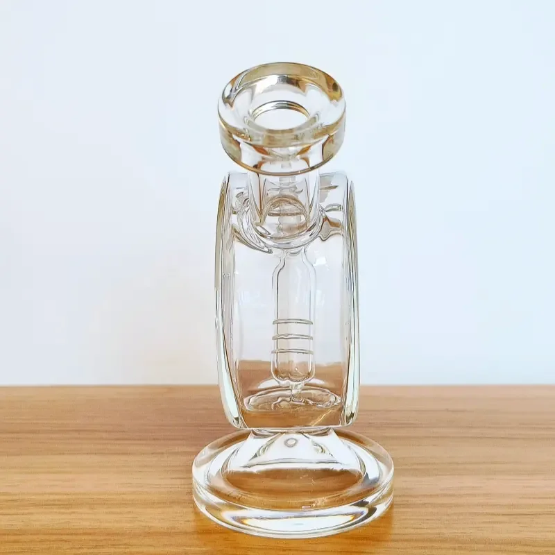 Cookies 6 Inch Cookie Bite Borosilicate Glass Mini Bubbler Bong - Flawed - Image 5