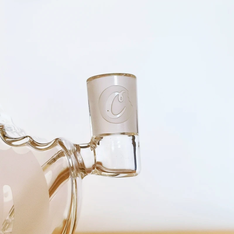 Cookies 6 Inch Cookie Bite Borosilicate Glass Mini Bubbler Bong - Flawed - Image 6