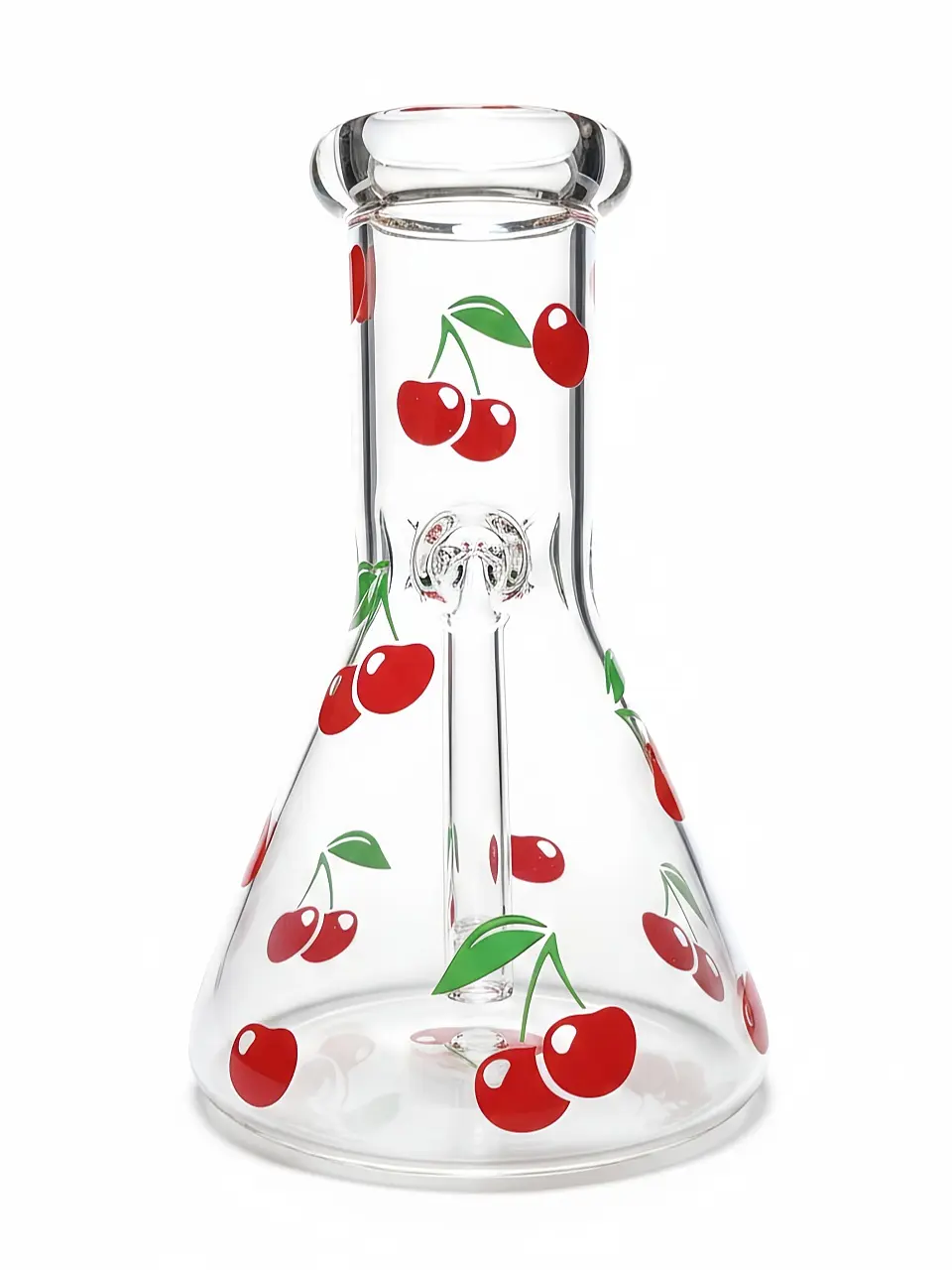 8 Inch 5mm Cherry Crush Beaker Borosilicate Glass Bong - Image 2