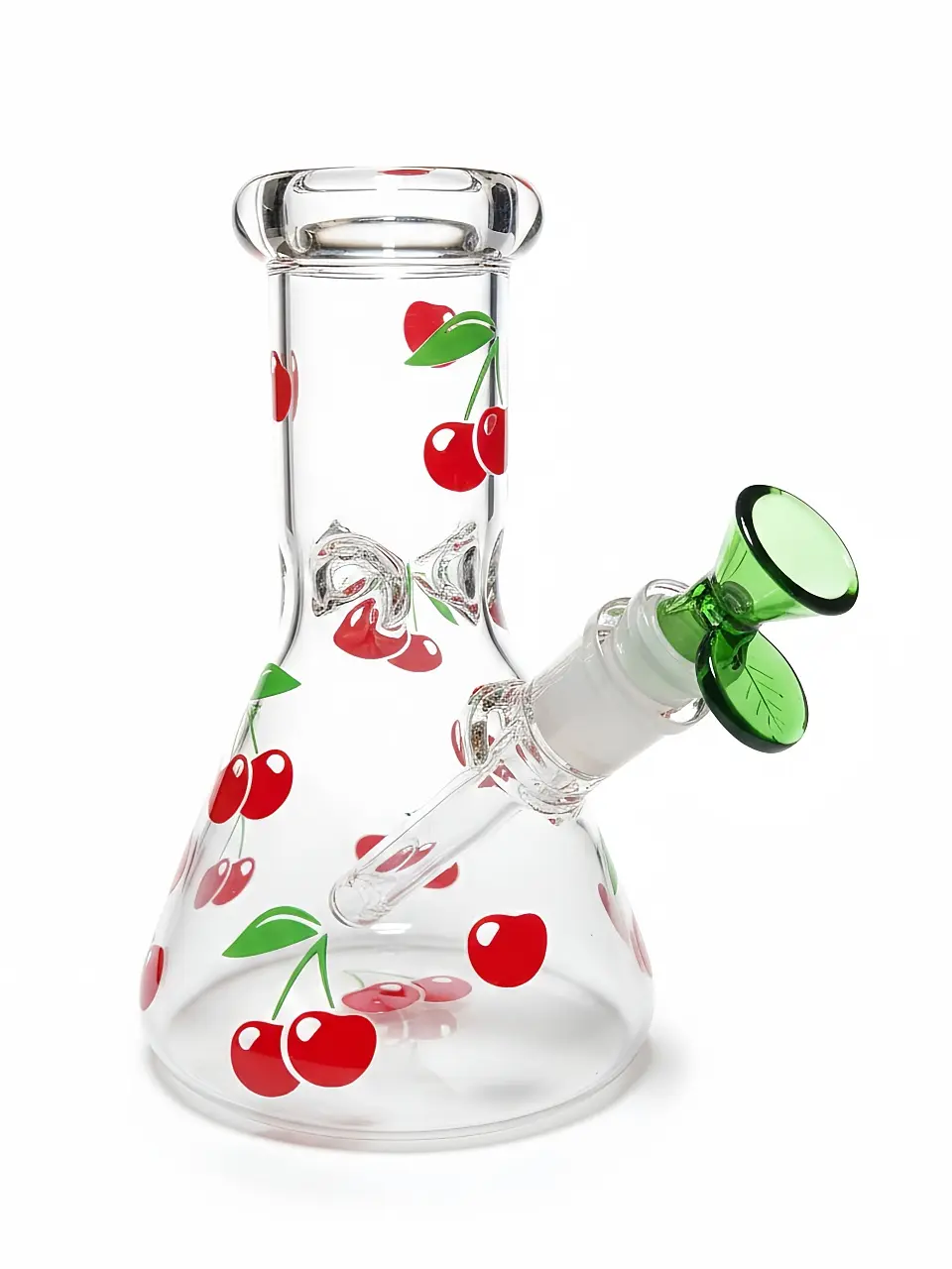 8 Inch 5mm Cherry Crush Beaker Borosilicate Glass Bong - Image 5