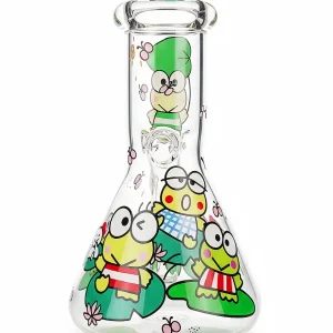 8 Inch 5mm Keroppi Beaker Glass Bong