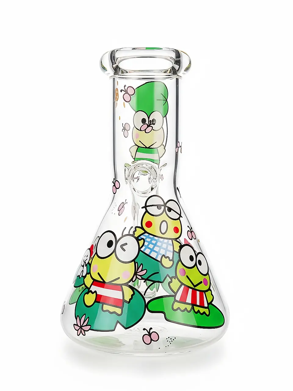 8 Inch 5mm Keroppi Beaker Glass Bong