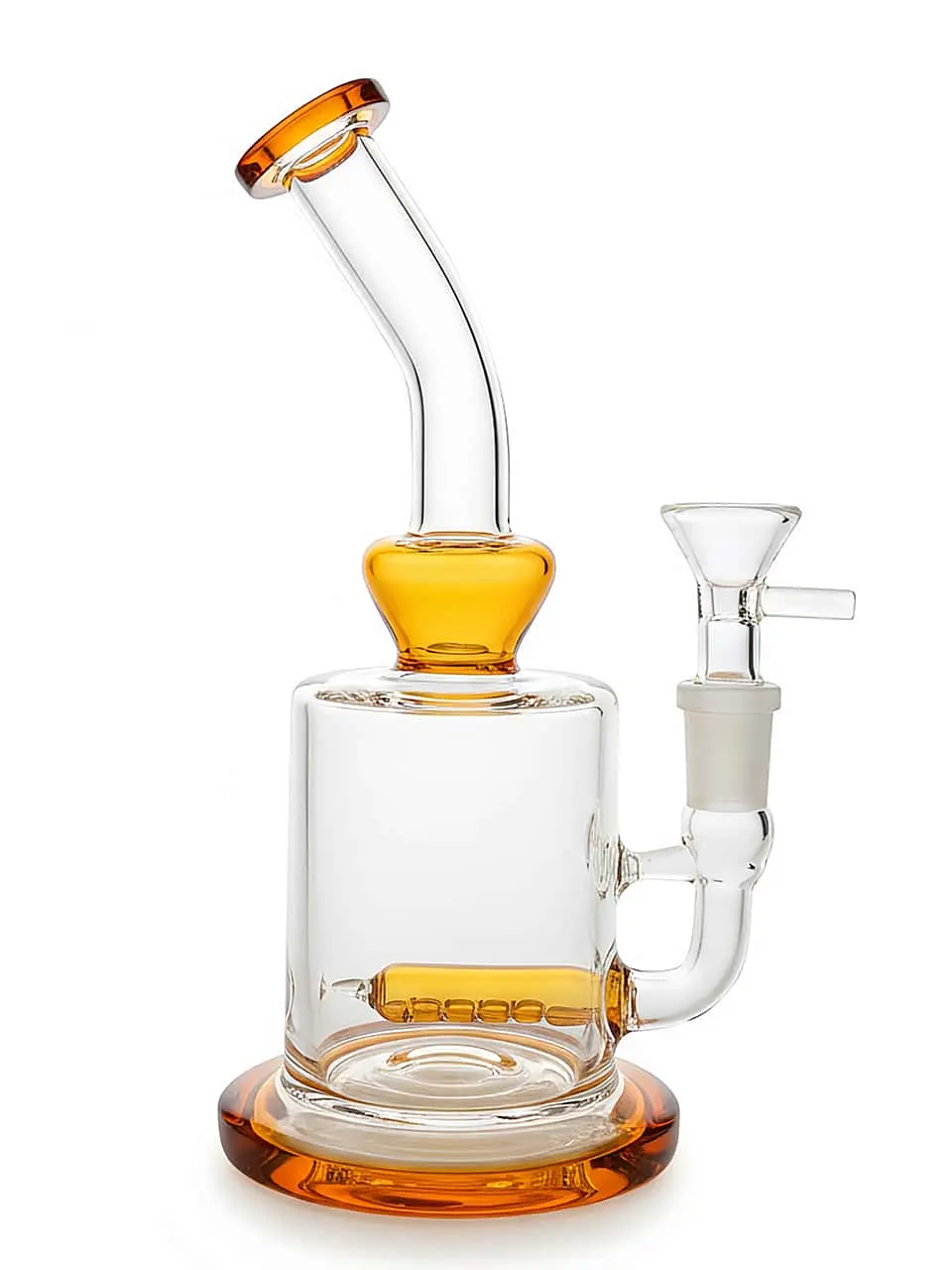 8 Inch Minimal Inline Perc Borosilicate Glass Bong - Image 3