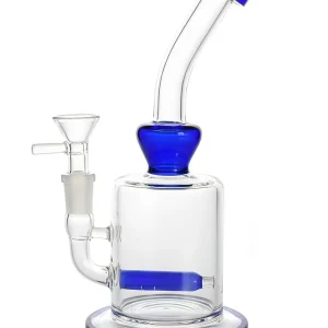 8 Inch Minimal Inline Perc Borosilicate Glass Bong