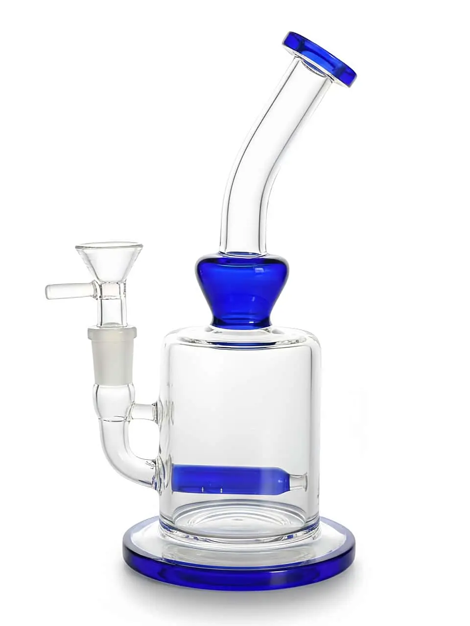8 Inch Minimal Inline Perc Borosilicate Glass Bong