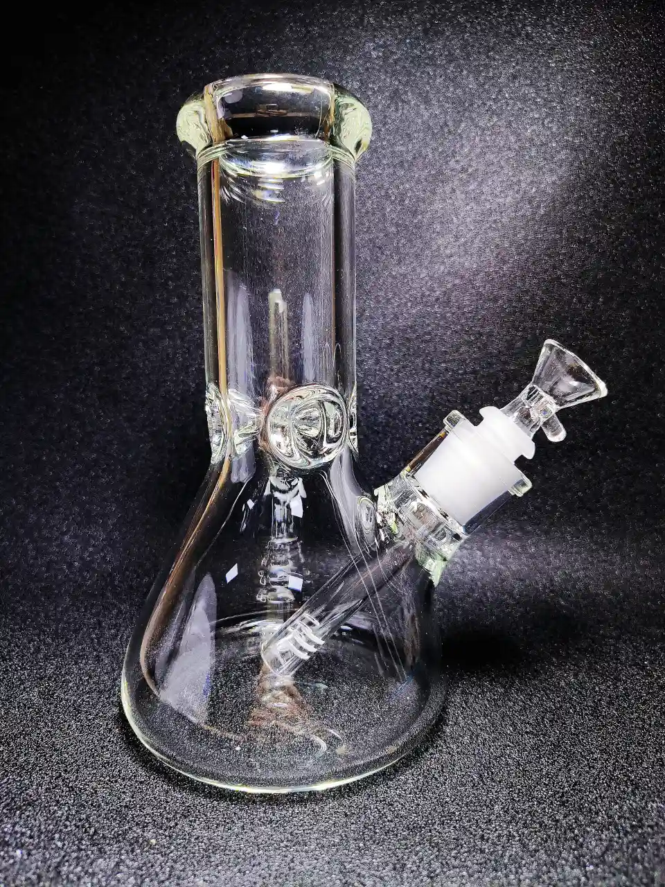 8 Inch 7mm Thick Clear Borosilicate Glass Beaker Bong