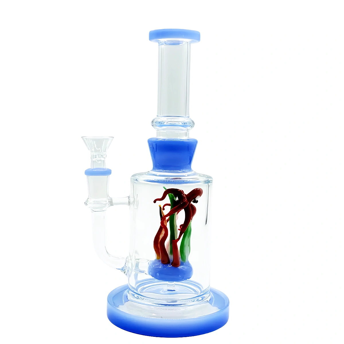 9.5 Inch Ocean Scene Octopus Borosilicate Glass Bong